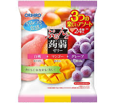 【ORIHIRO】ORIHIRO蒟蒻果凍 白桃/芒果/葡萄口味(24個)